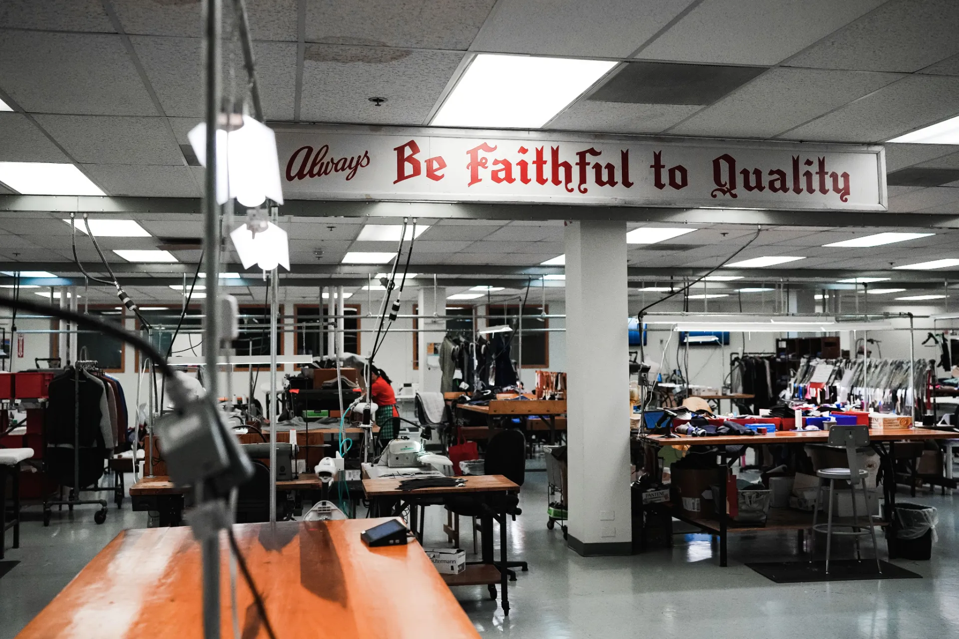 Oxxford factory - Always Be Faithful to Quality